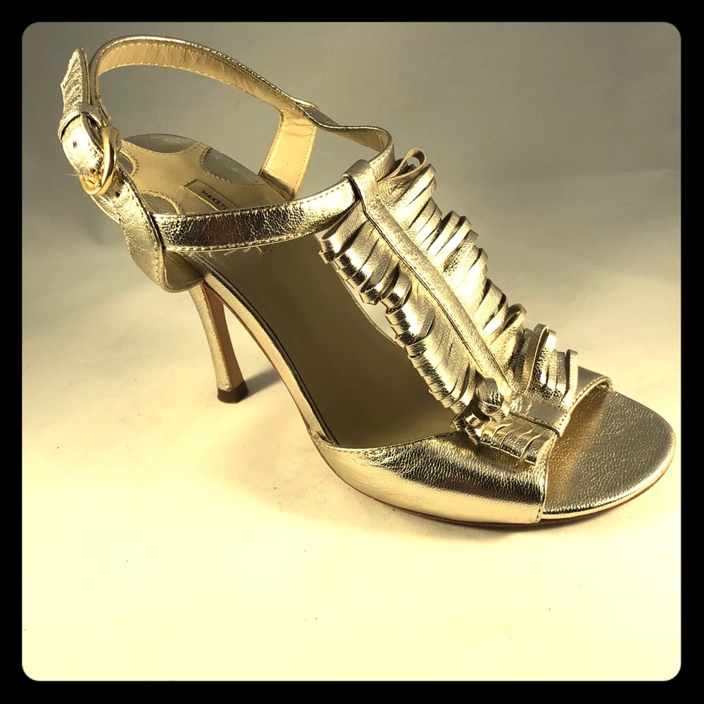 Elegant Gold Women's Sandals